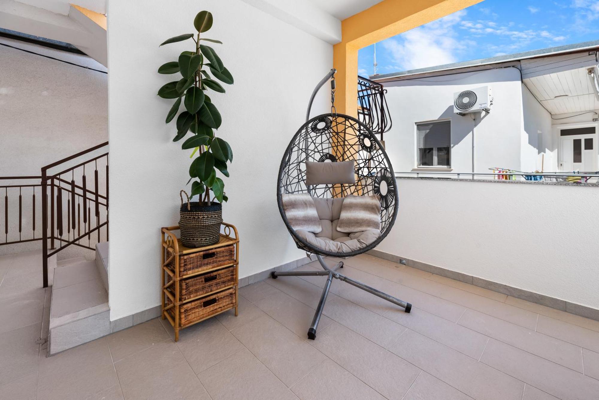 Apartman Zara Biograd Na Moru Bagian luar foto