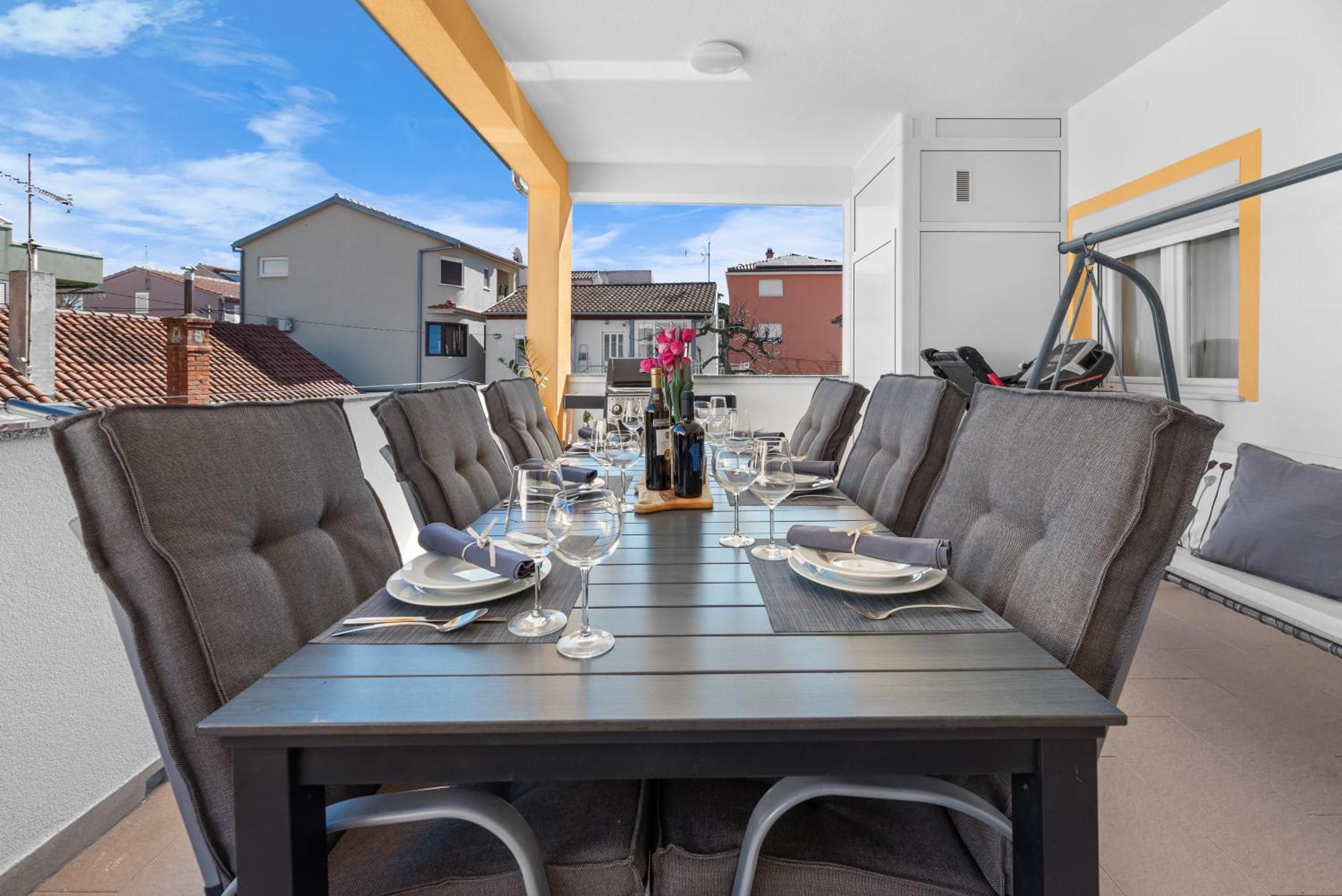 Apartman Zara Biograd Na Moru Bagian luar foto