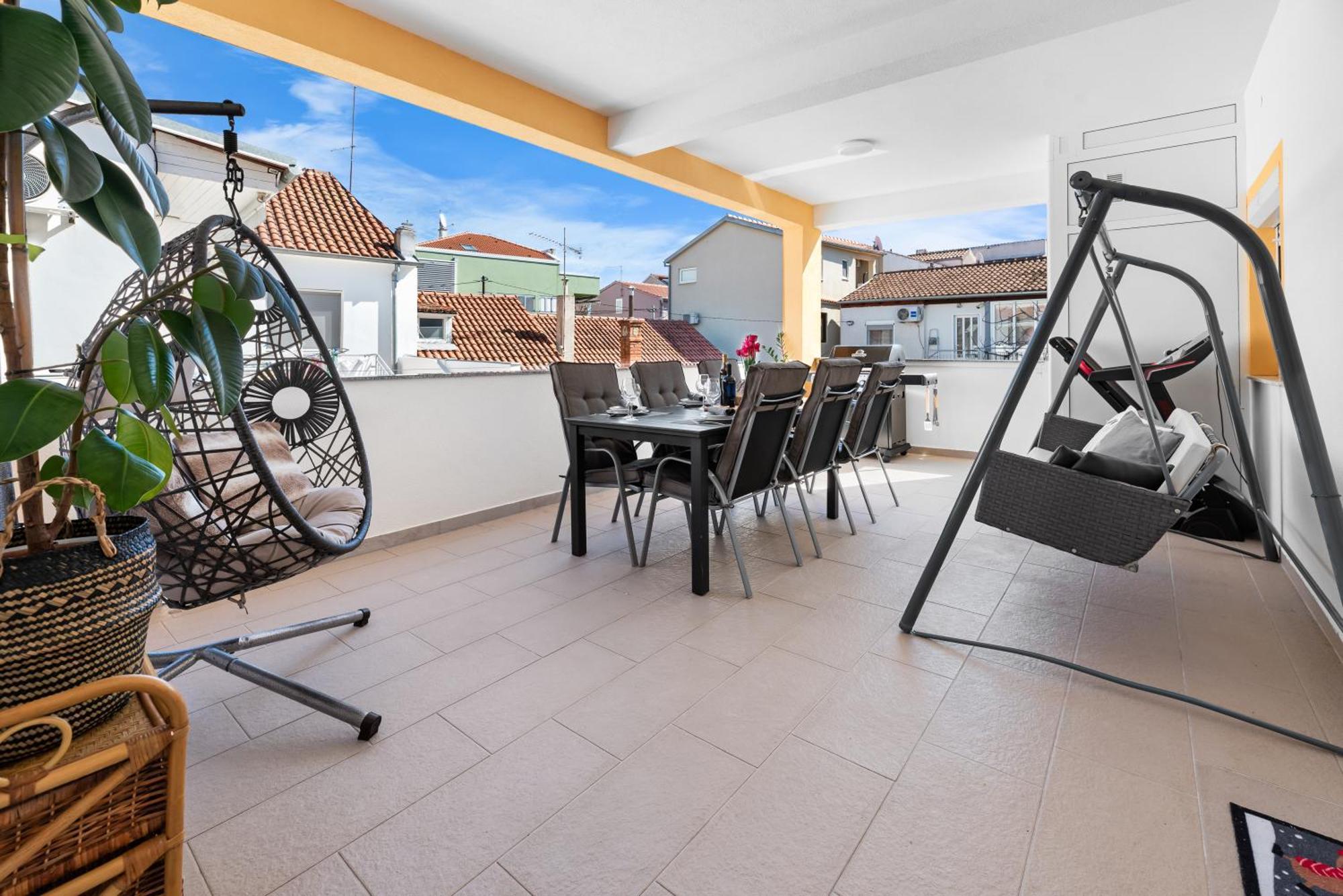 Apartman Zara Biograd Na Moru Bagian luar foto